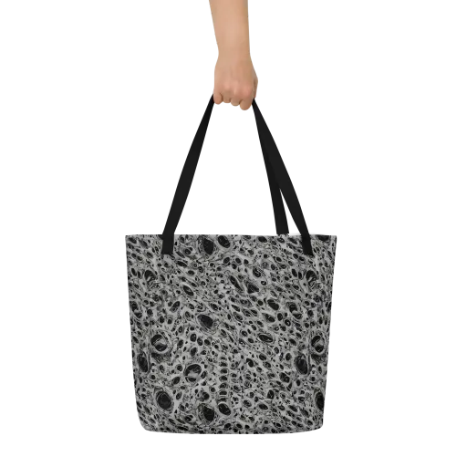 Black Matter on a Large Tote Bag W/ Pocket