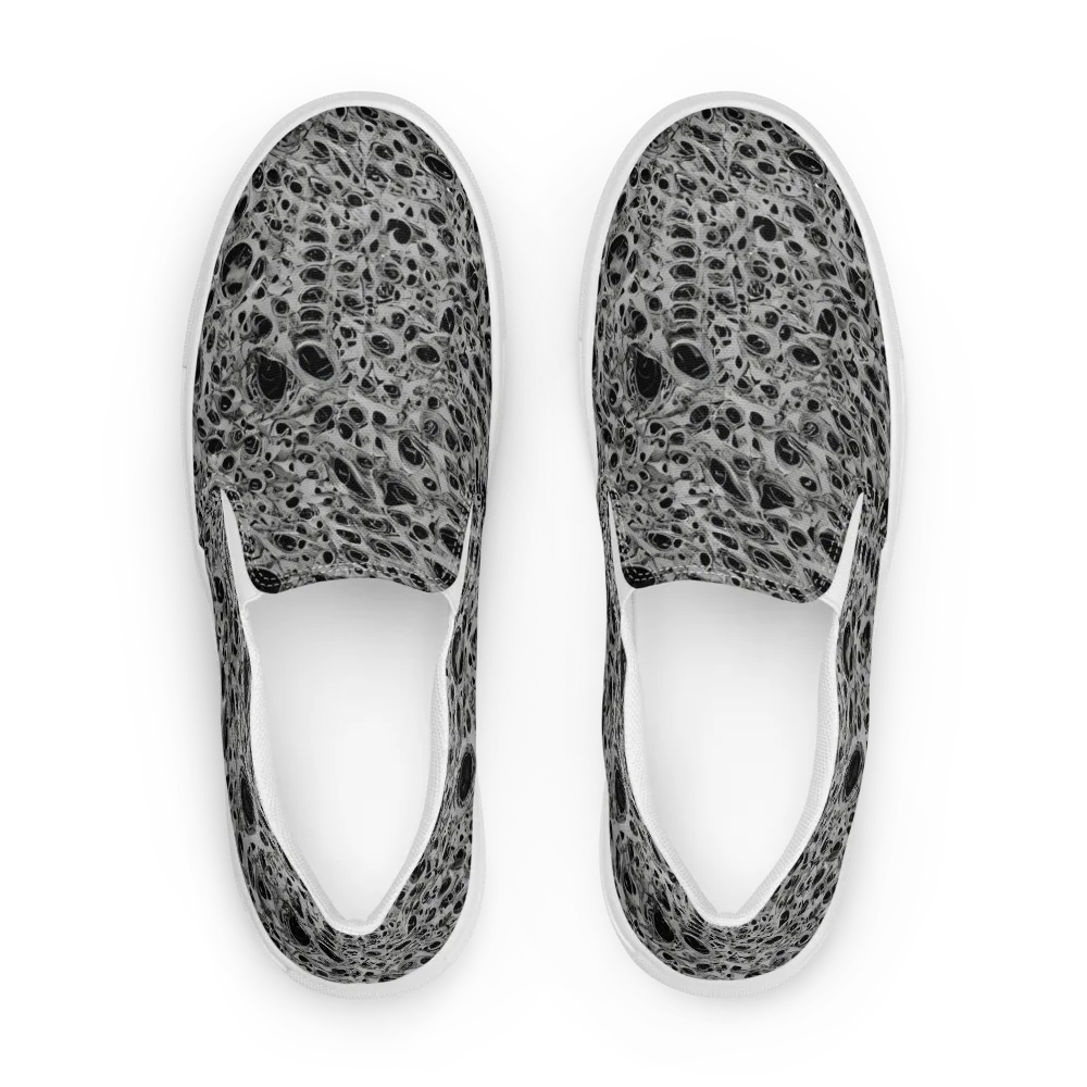 Black Matter on Women's Slip-On Canvas Shoes — Front