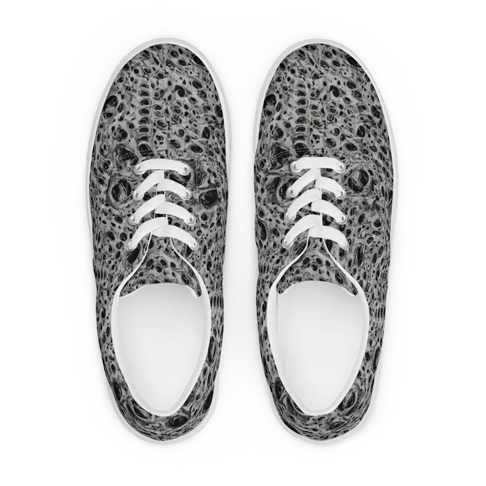 Black Matter on Men's Lace-Up Canvas Shoes — Front