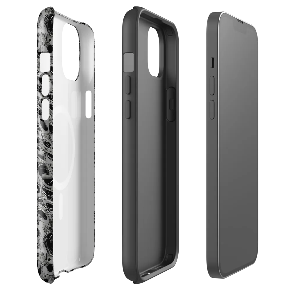 Black Matter on MagSafe Tough Case for iPhone® — Front