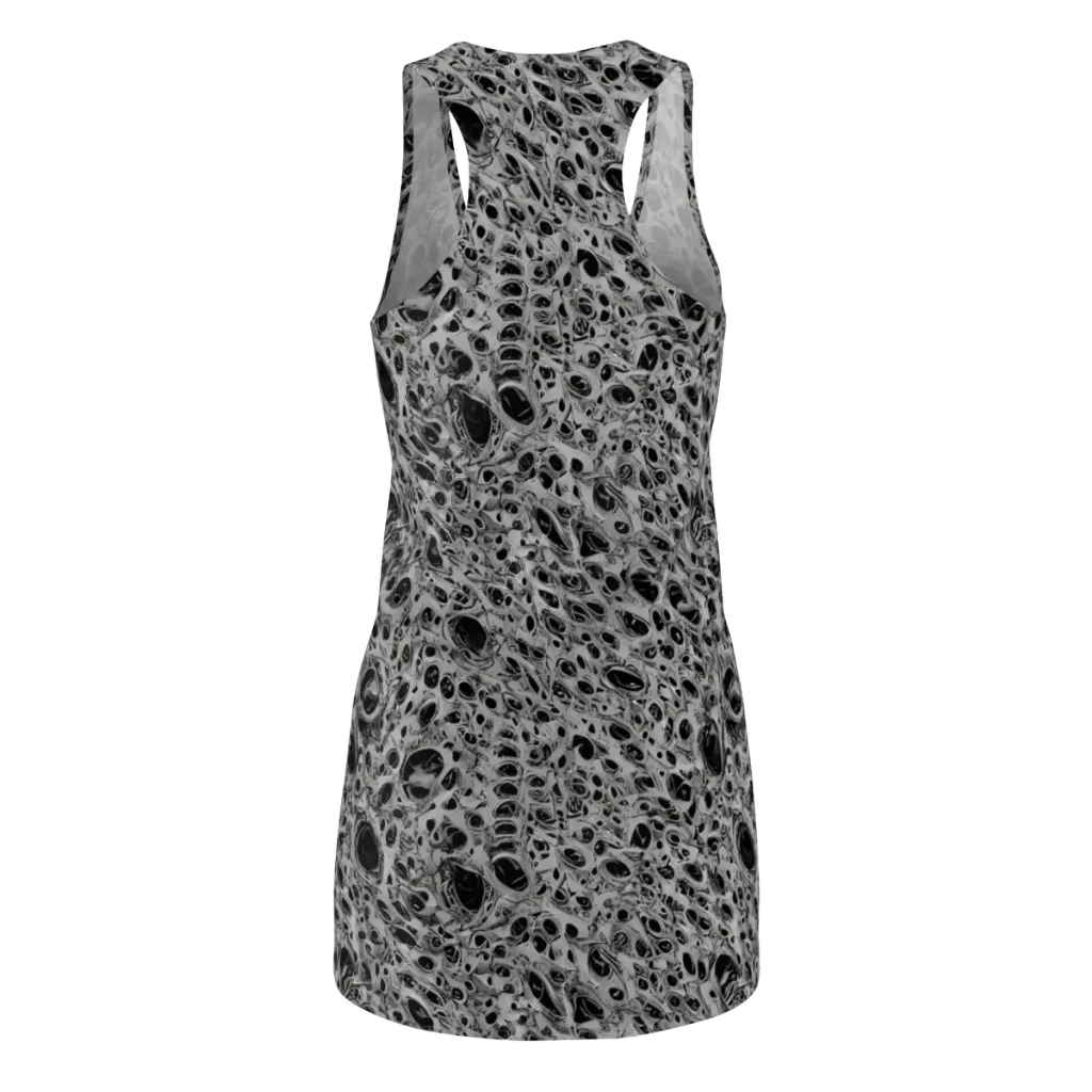 Black Matter on Racerback Dress — Back