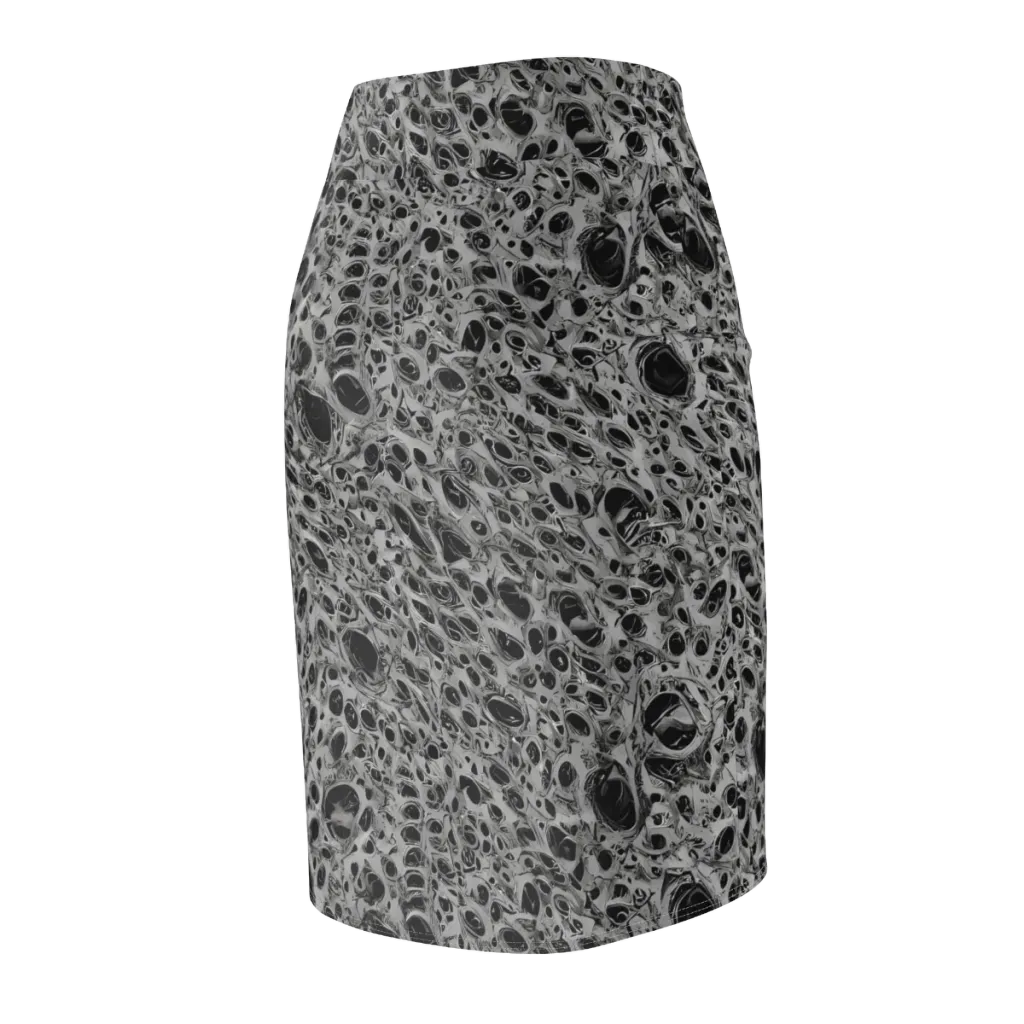 Black Matter on Pencil Skirt — Back Side