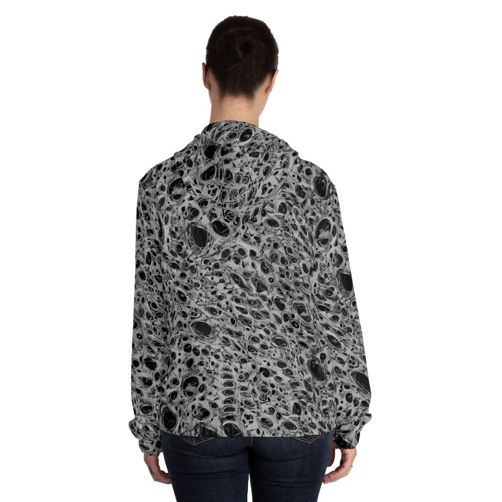 Black Matter on Women's Full-Zip Hoodie — Back On Person