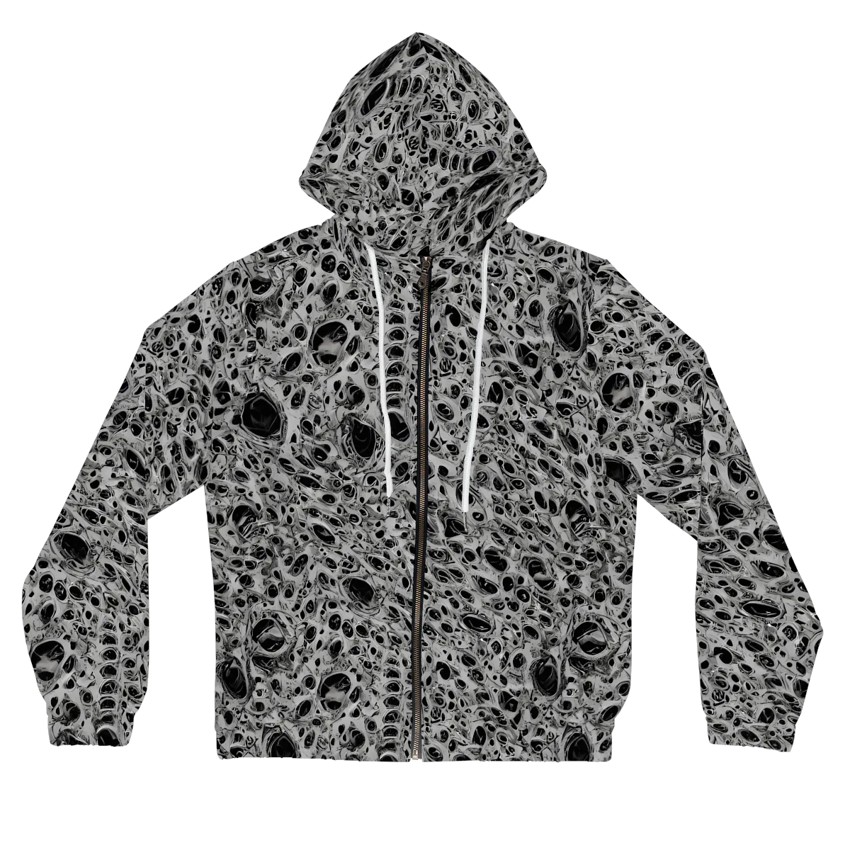 Black Matter on Women's Full-Zip Hoodie — Front