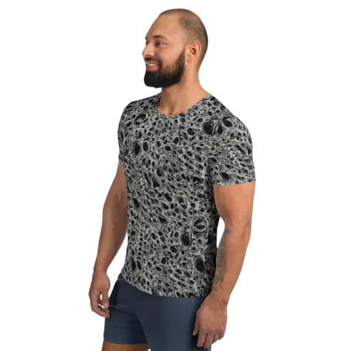 Black Matter on a Men's Athletic T-Shirt