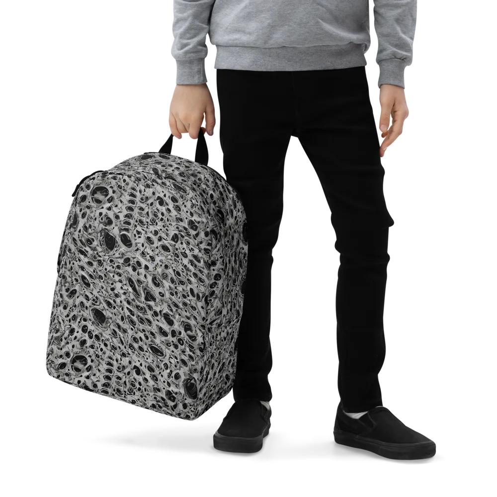 Black Matter on Minimalist Backpack — Zoomed-in