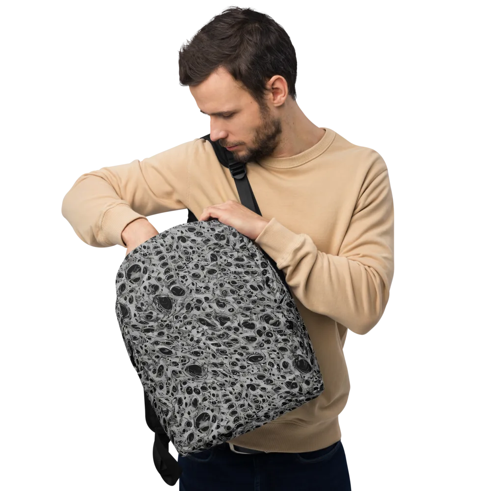 Black Matter on Minimalist Backpack — Front