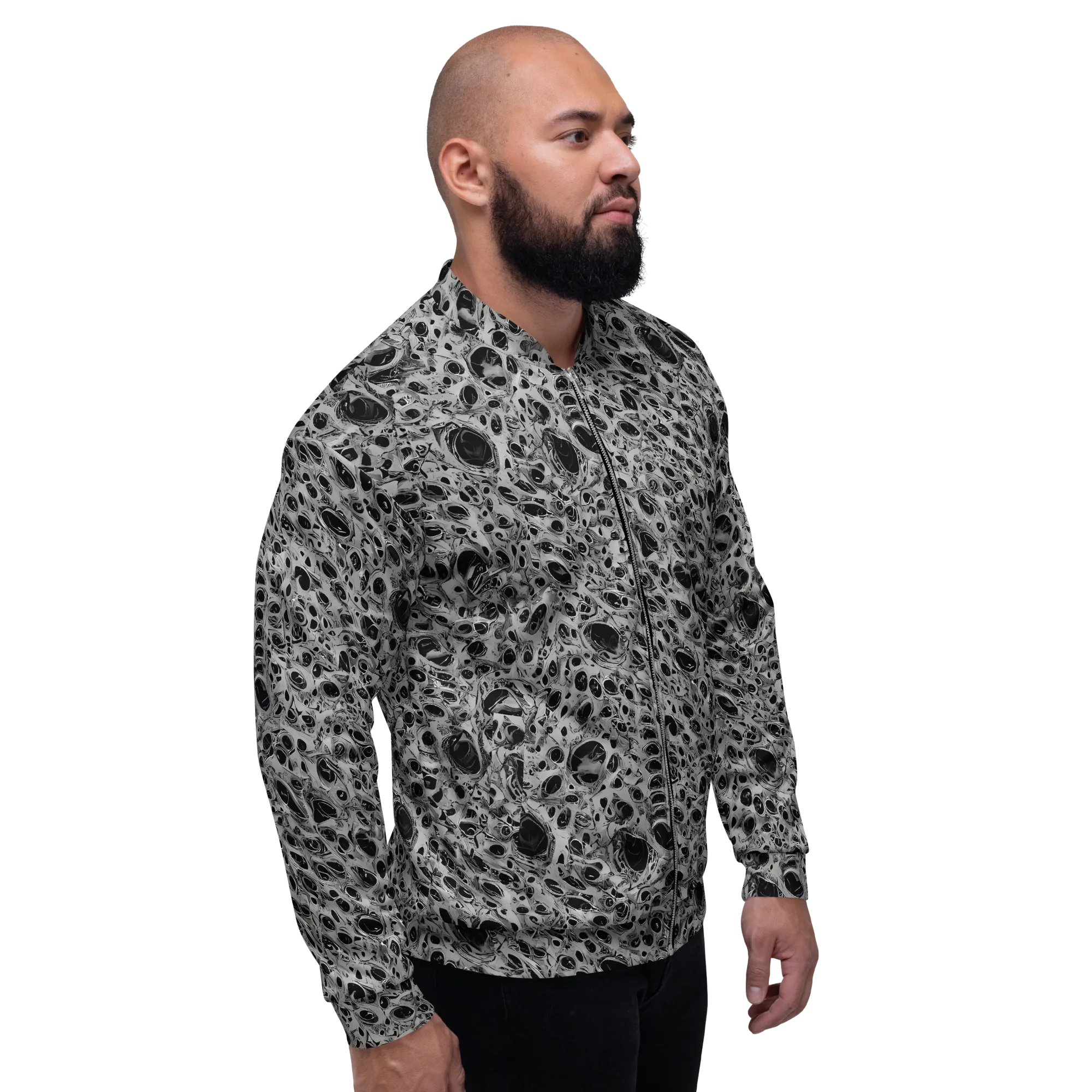 Black Matter on Bomber Jacket — Right