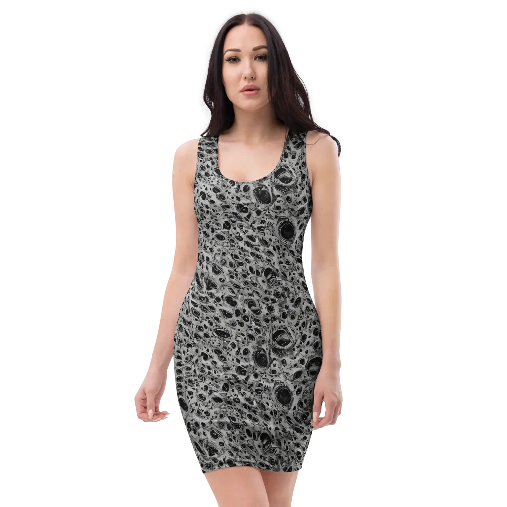 Black Matter on Bodycon Dress — Front
