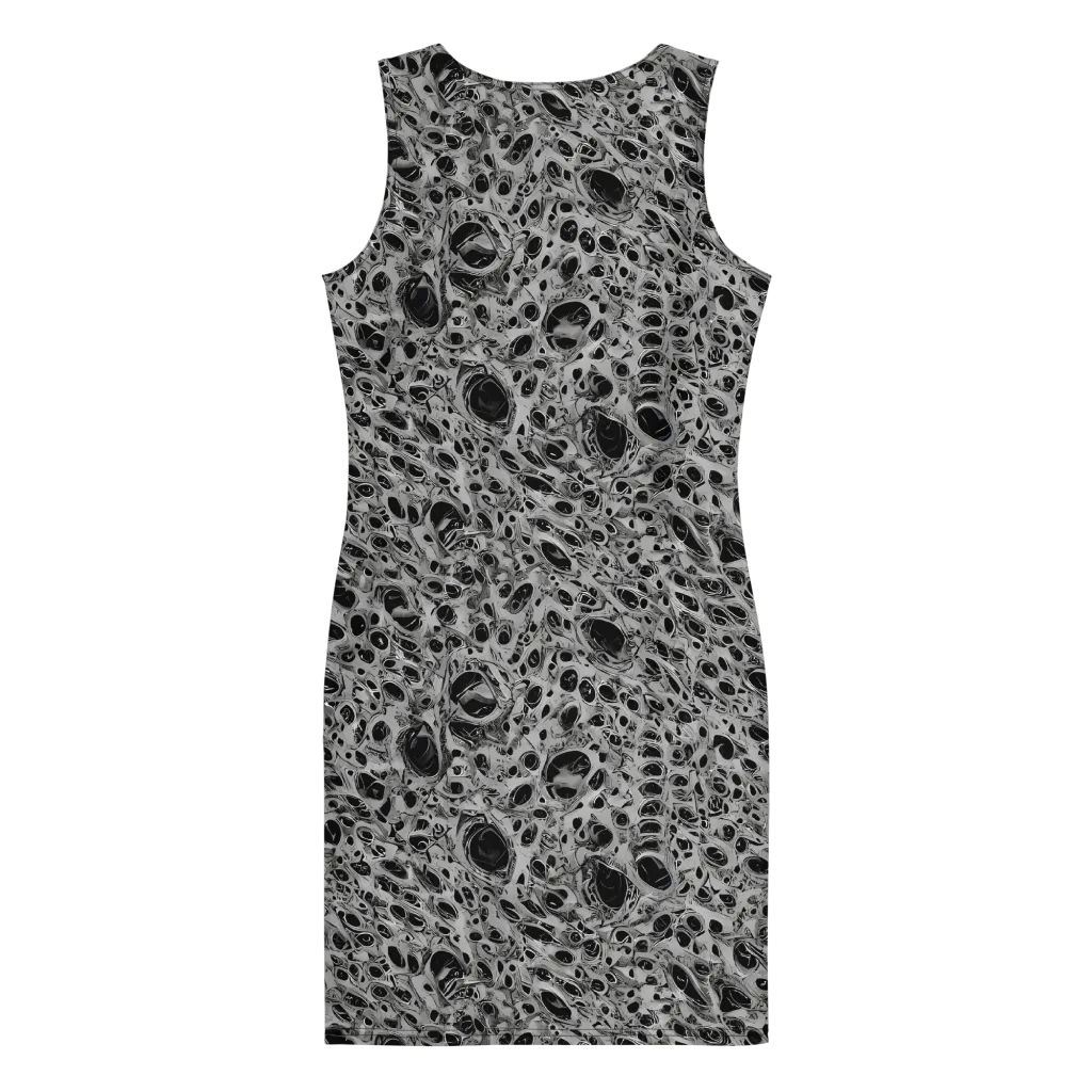 Black Matter on Bodycon Dress — Back