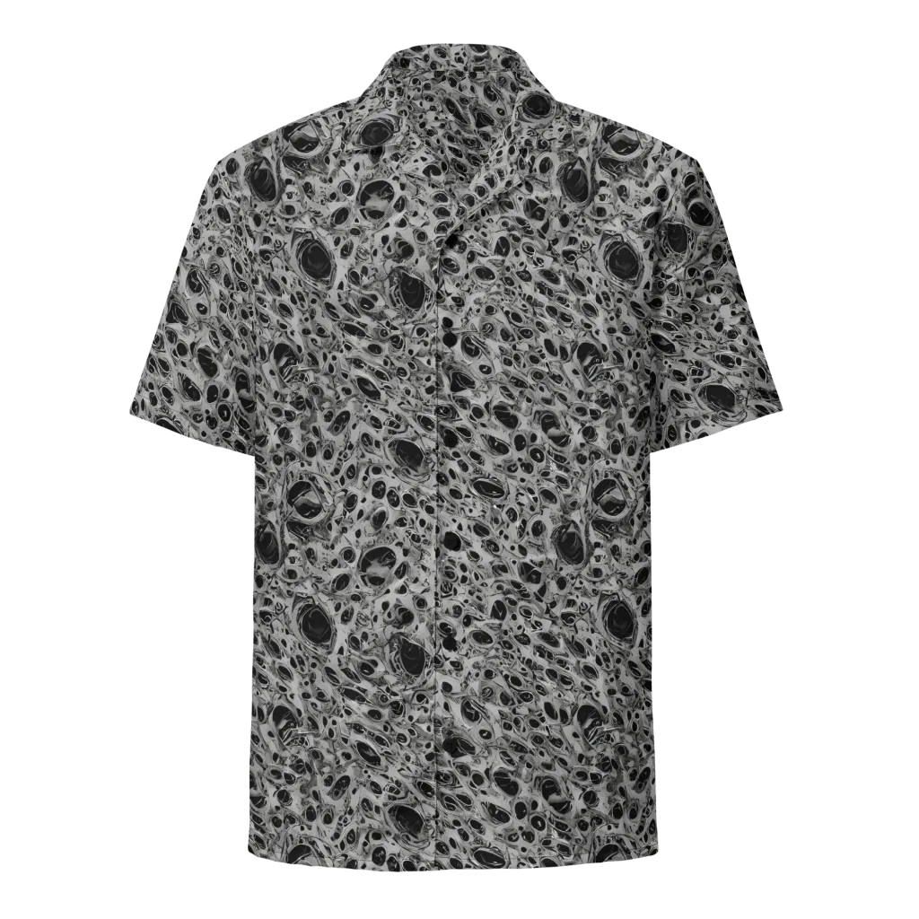Black Matter on Button Shirt — Front