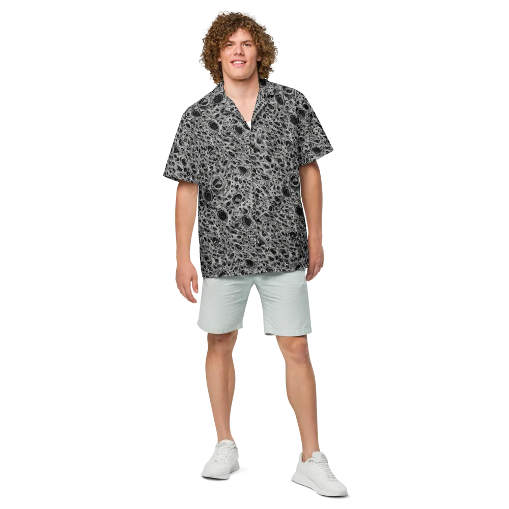 Black Matter on Button Shirt — Front