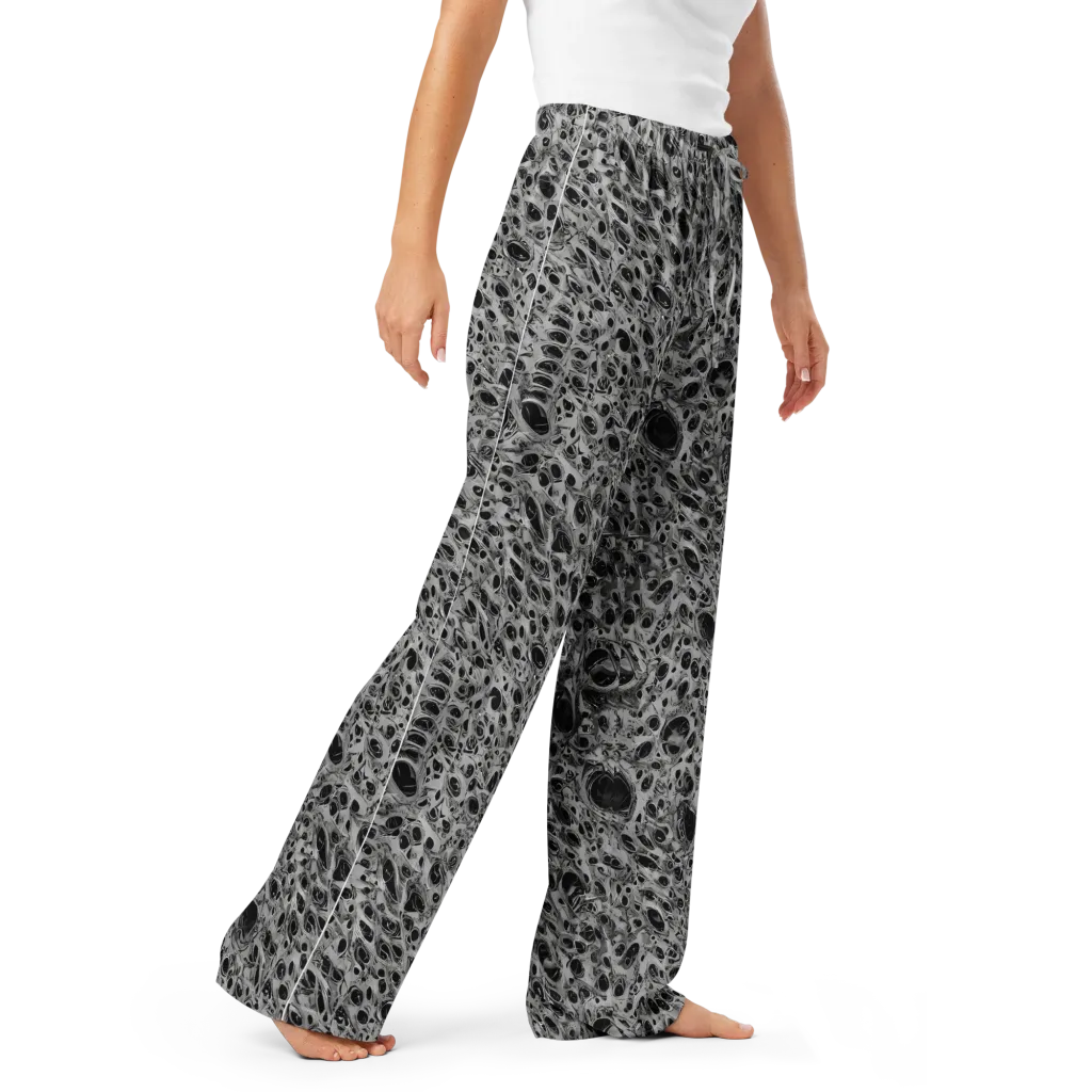 Black Matter on Women's Pajama Pants — Right Front