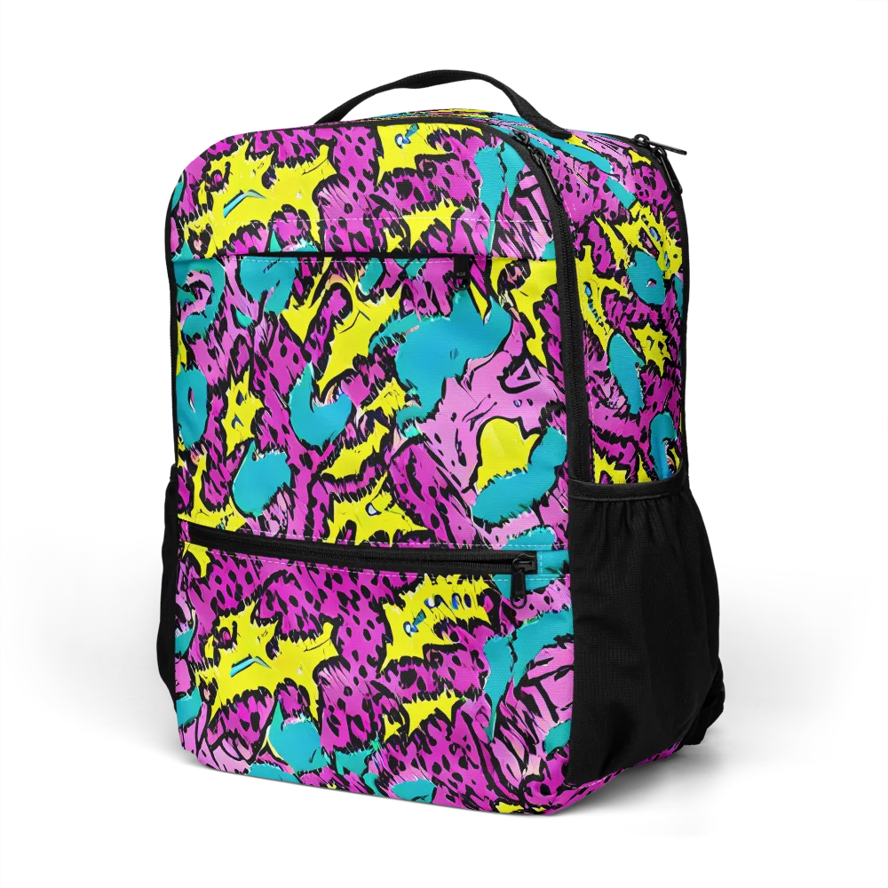 Psychedelic Prowl on Utility Backpack — Left Front