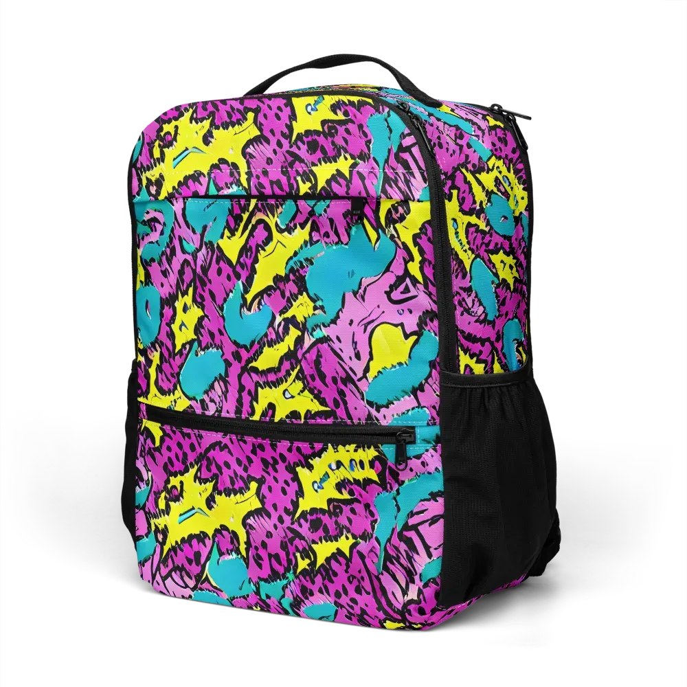 Psychedelic Prowl on Utility Backpack — Left Front