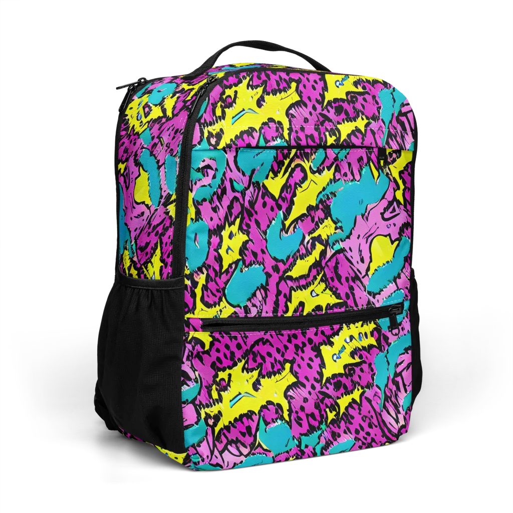 Psychedelic Prowl on Utility Backpack — Right Front