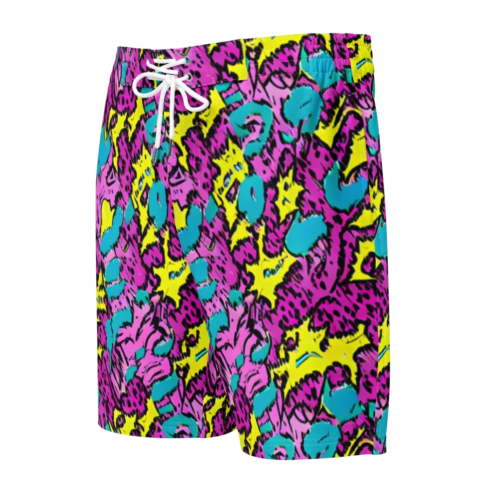 Psychedelic Prowl on Men's Board Shorts — Front