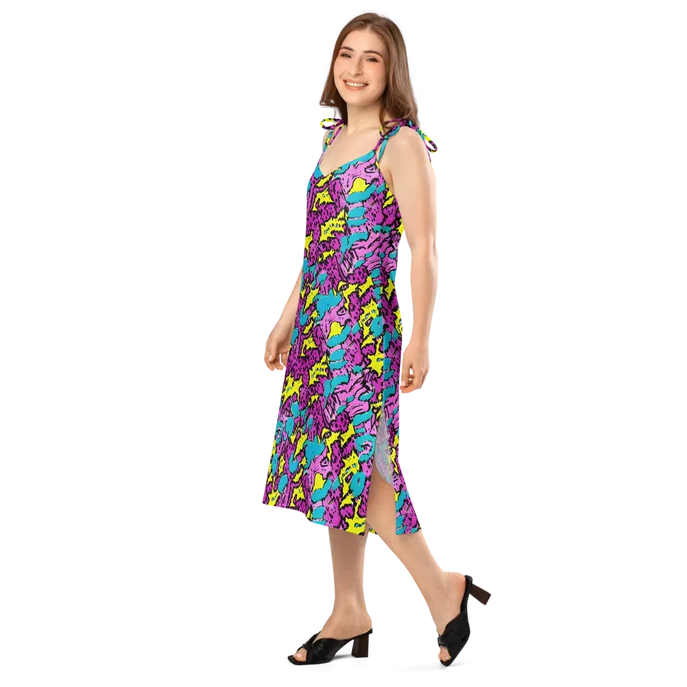 Psychedelic Prowl on Slip Dress — Left Front