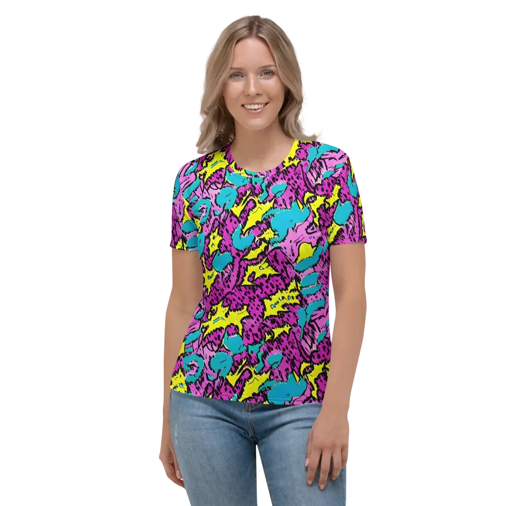 Psychedelic Prowl on Women's Crew Neck T-Shirt — Front