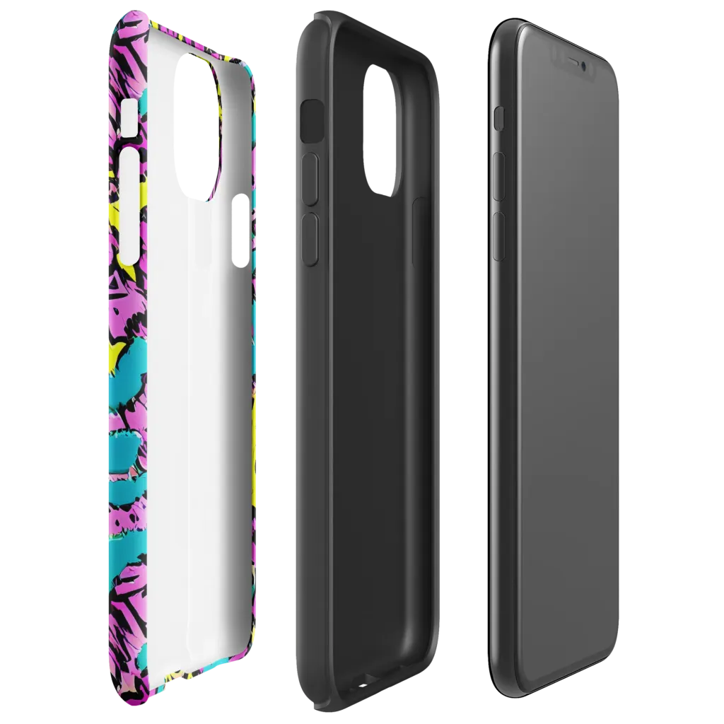 Psychedelic Prowl on Tough Case for iPhone® — Right