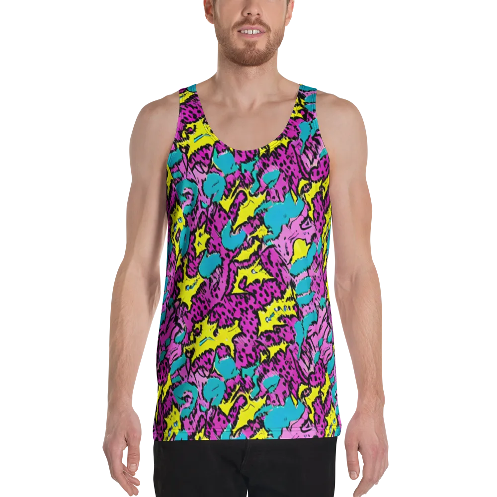 Psychedelic Prowl on Men's Tank Top — Front