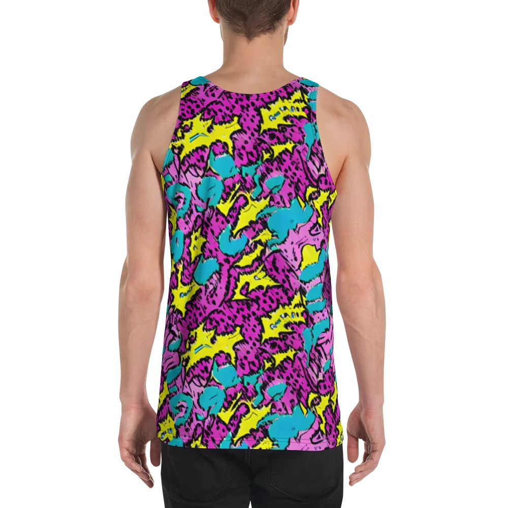 Psychedelic Prowl on Men's Tank Top — Back