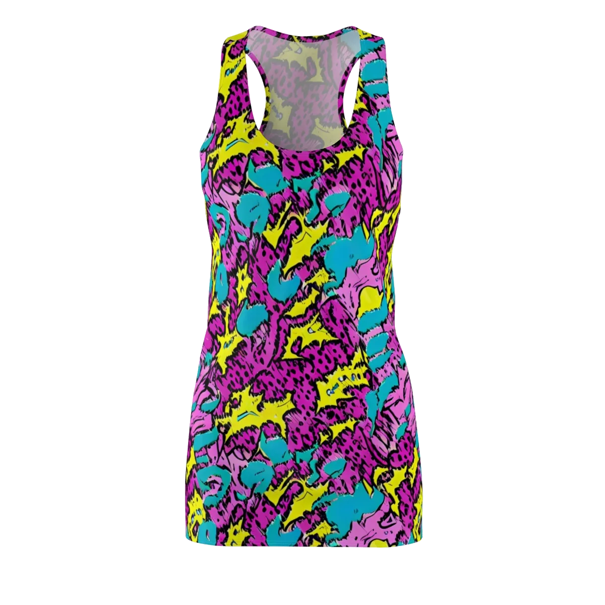 Psychedelic Prowl on Racerback Dress — Front