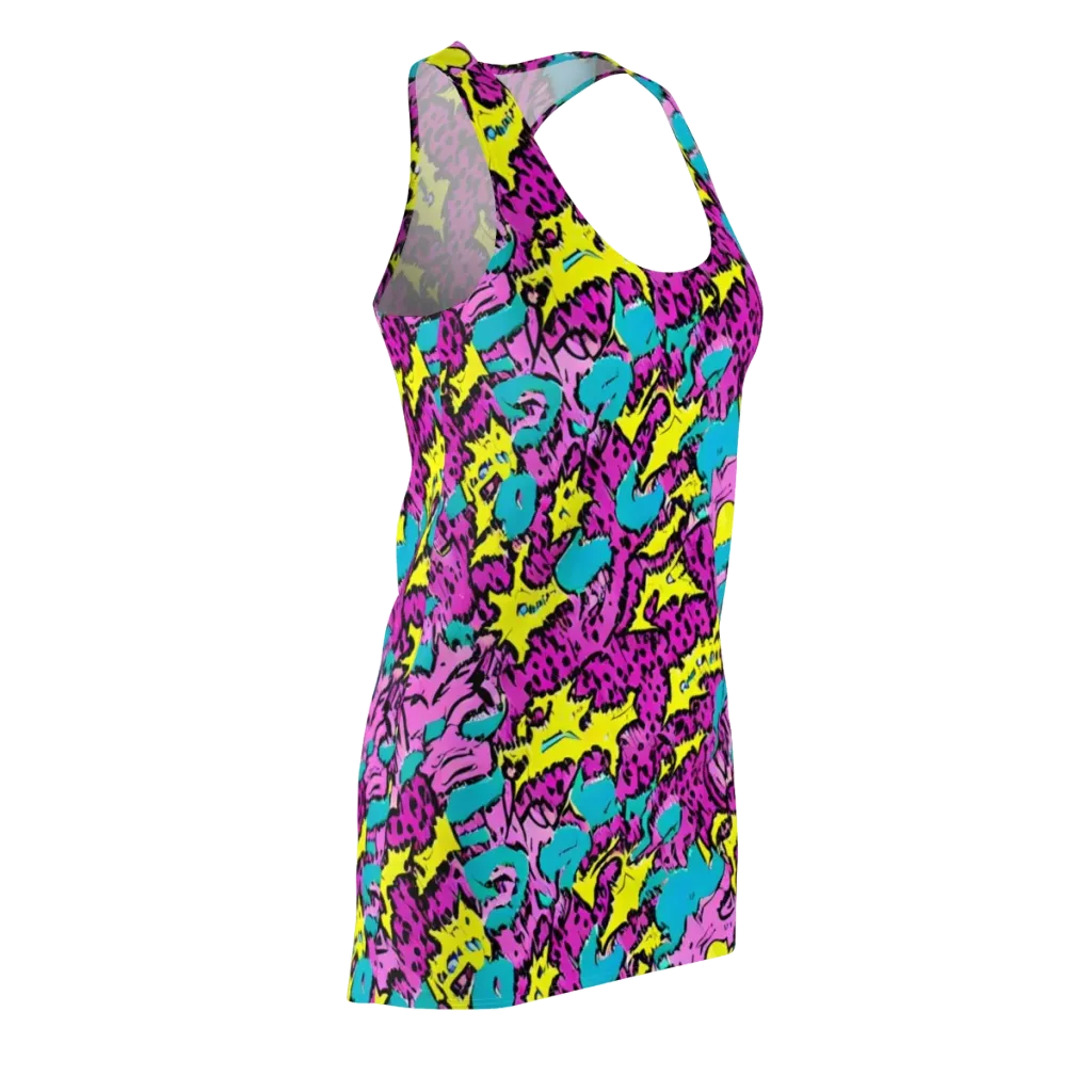 Psychedelic Prowl on Racerback Dress — Front Side