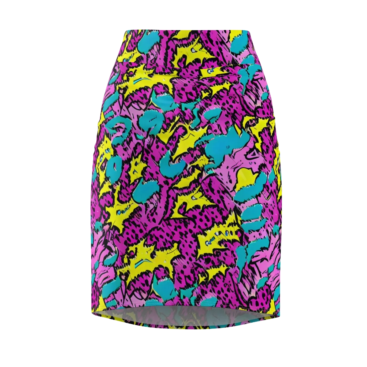 Psychedelic Prowl on Pencil Skirt — Front