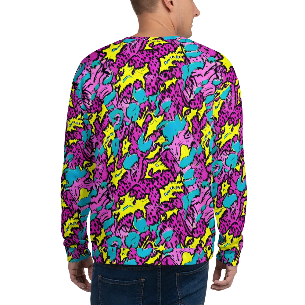 Psychedelic Prowl on Sweatshirt — Back