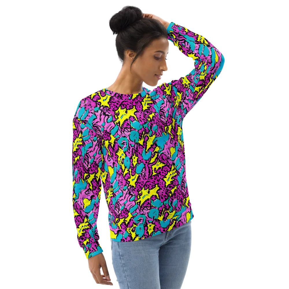 Psychedelic Prowl on Sweatshirt — Right Front