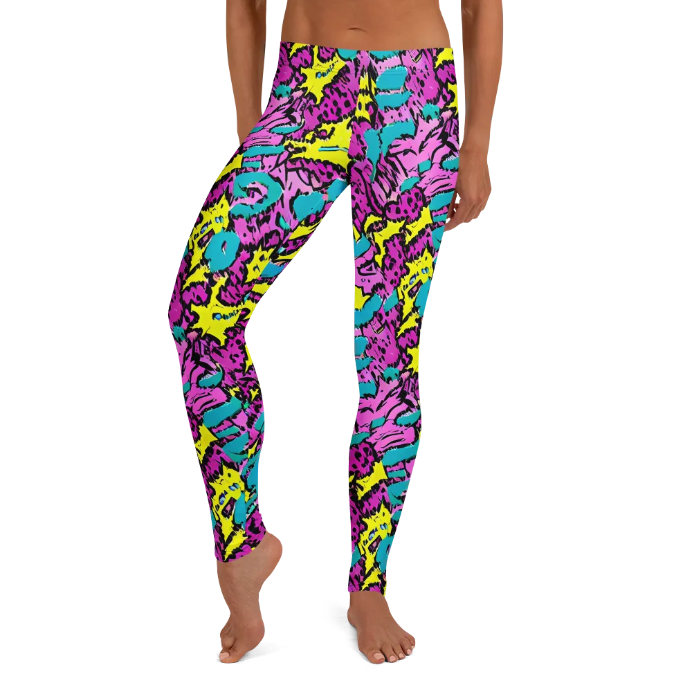 Psychedelic Prowl on Leggings — Front
