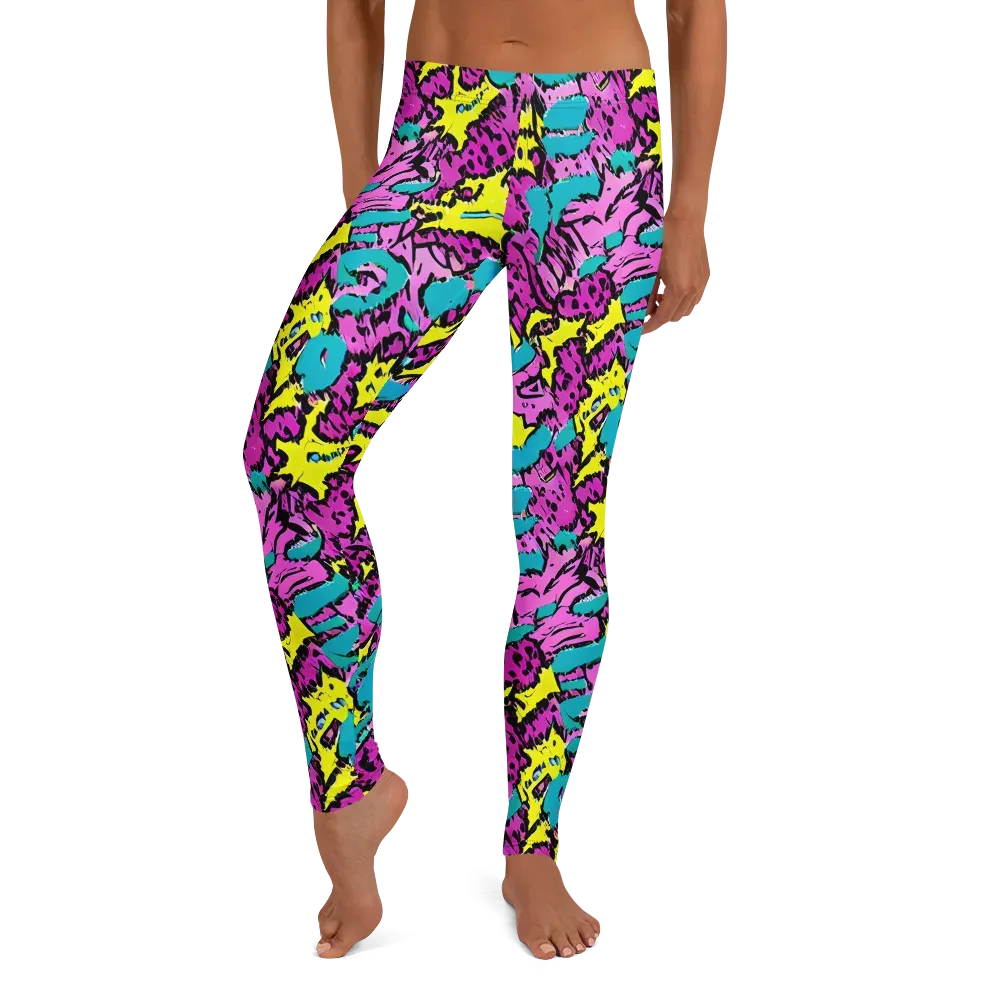Psychedelic Prowl on Leggings — Front