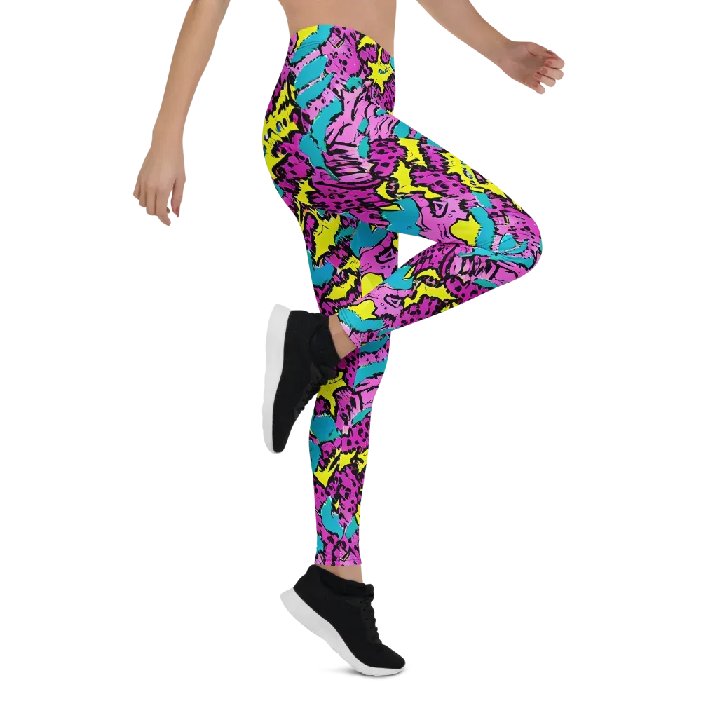 Psychedelic Prowl on Leggings — Right