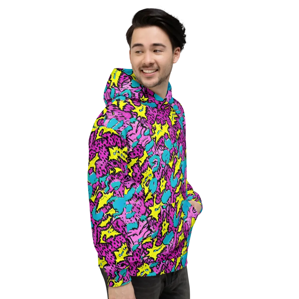Psychedelic Prowl on Hoodie — Right