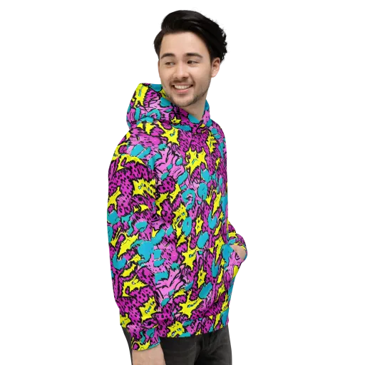 Psychedelic Prowl on a Hoodie