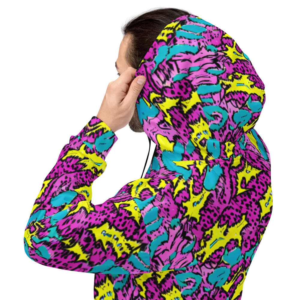 Psychedelic Prowl on Hoodie — Back