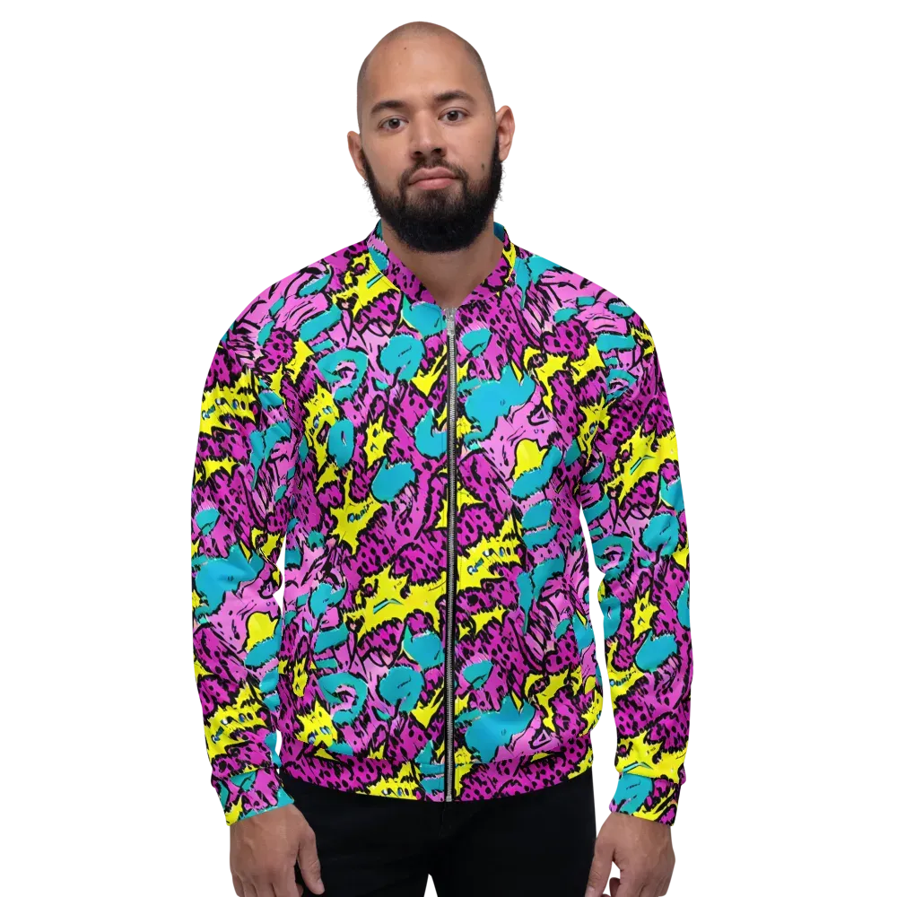 Psychedelic Prowl on Bomber Jacket — Front