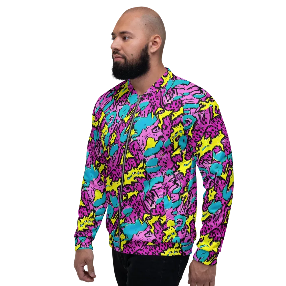 Psychedelic Prowl on Bomber Jacket — Left