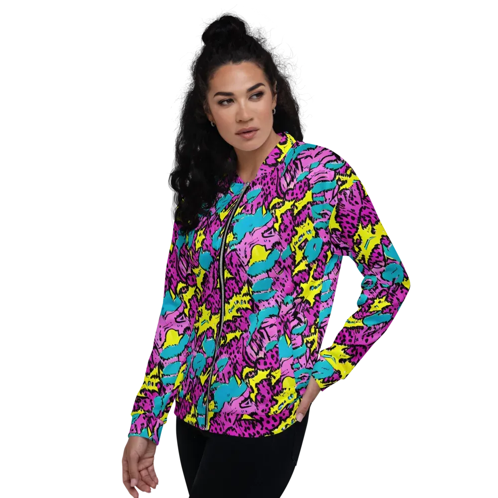 Psychedelic Prowl on Bomber Jacket — Left