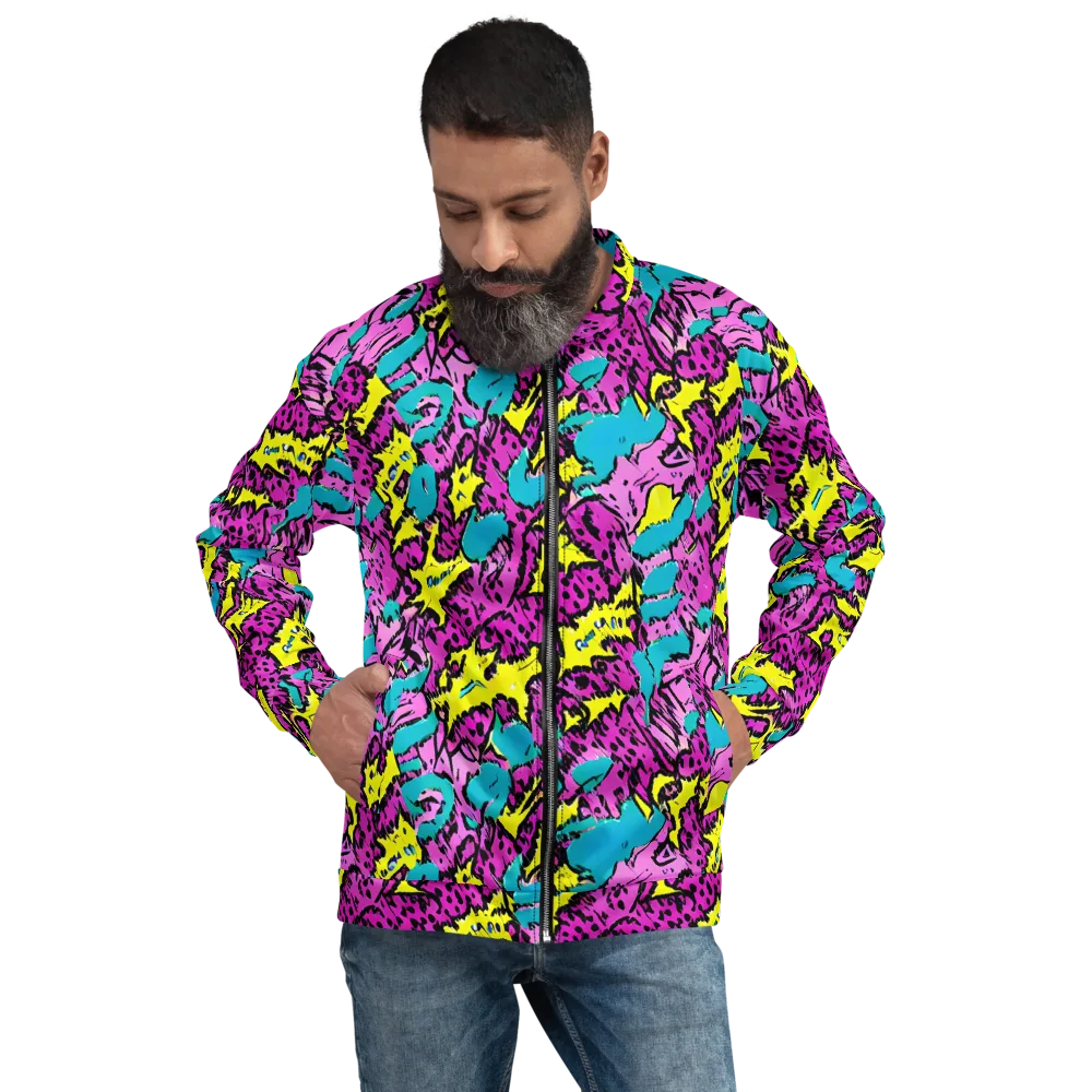 Psychedelic Prowl on Bomber Jacket — Front