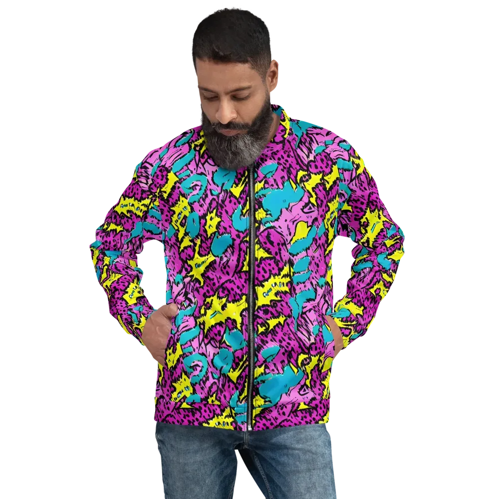 Psychedelic Prowl on Bomber Jacket — Front