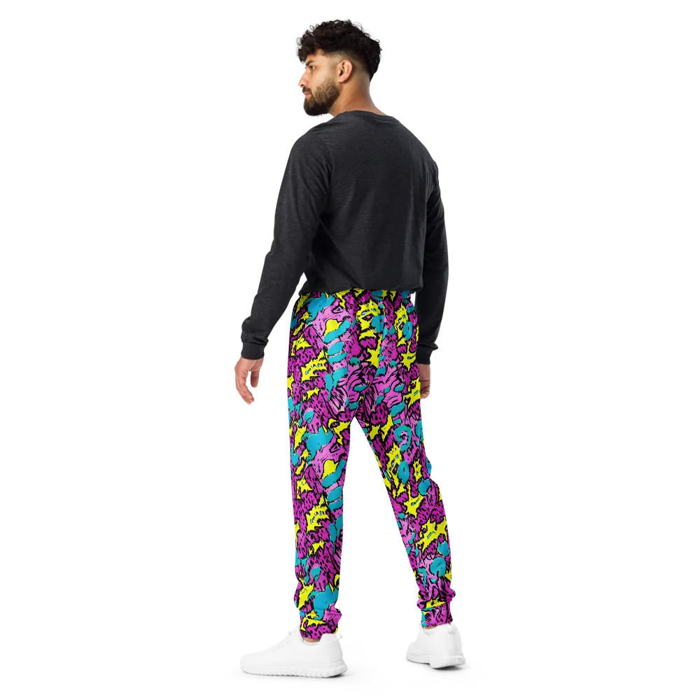 Psychedelic Prowl on Men's Joggers — Back