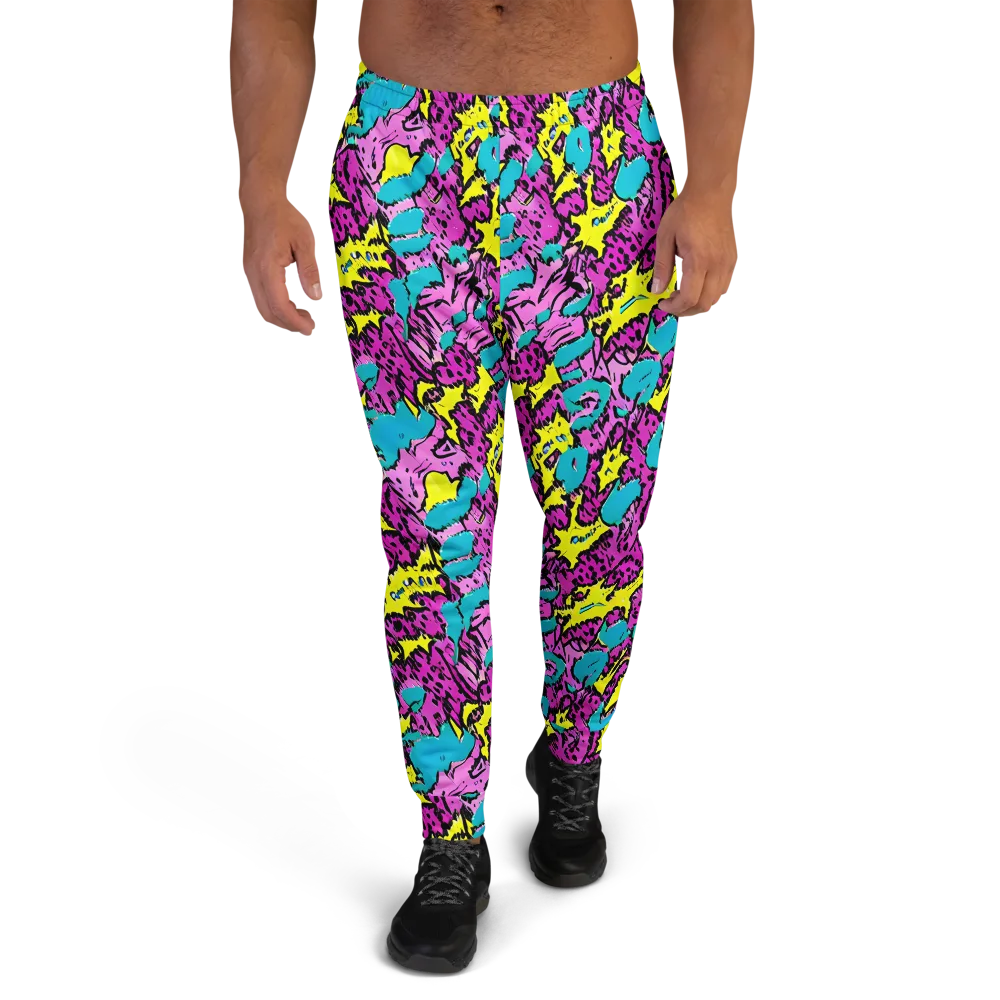 Psychedelic Prowl on Men's Joggers — Front