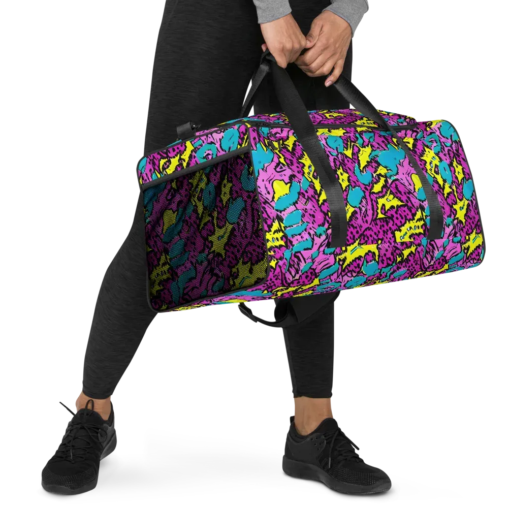 Psychedelic Prowl on Duffle Bag — Right Front