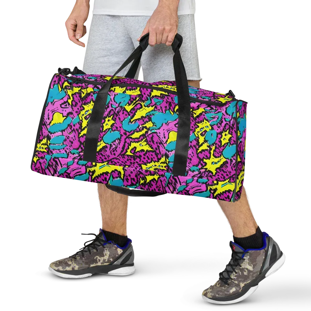 Psychedelic Prowl on Duffle Bag — Front