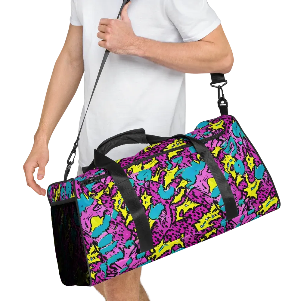 Psychedelic Prowl on Duffle Bag — Right Front