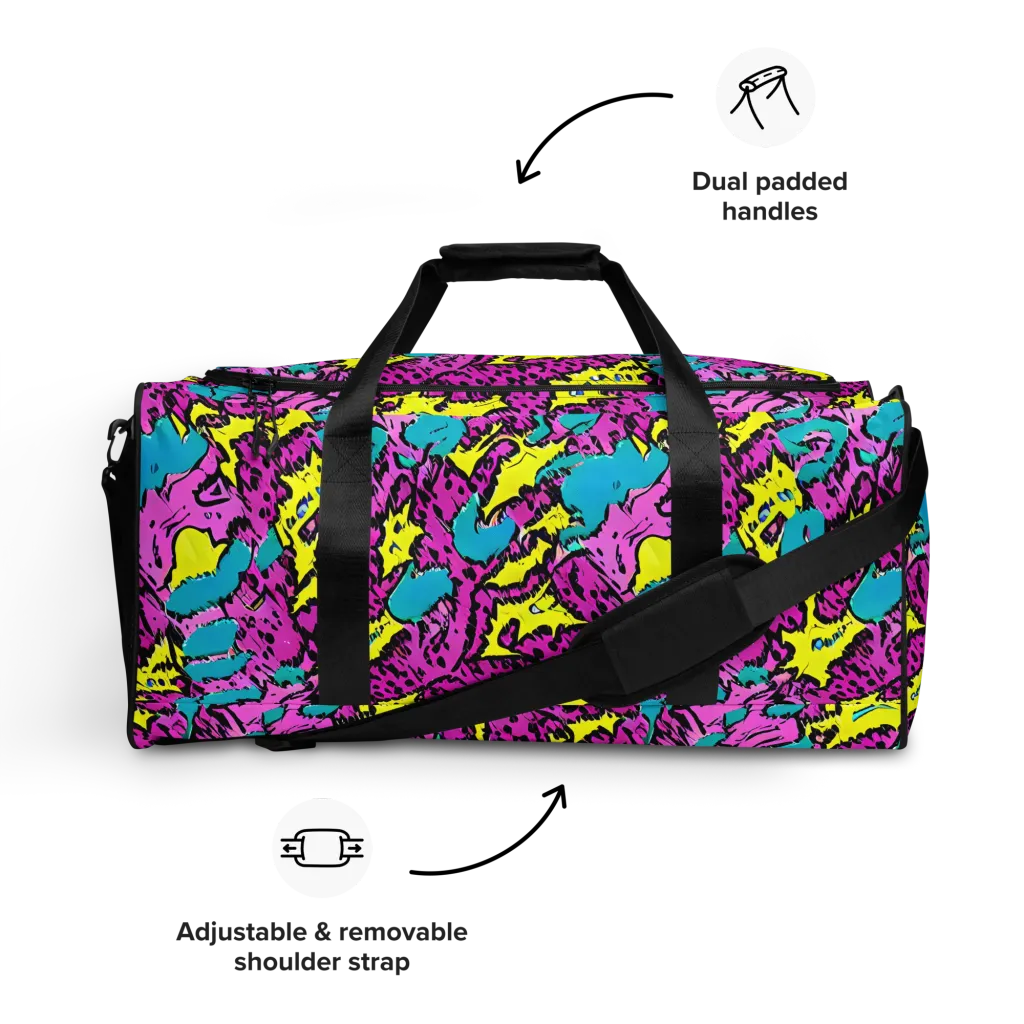 Psychedelic Prowl on Duffle Bag — Front