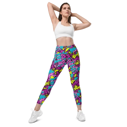 Psychedelic Prowl on a Leggings with Pockets