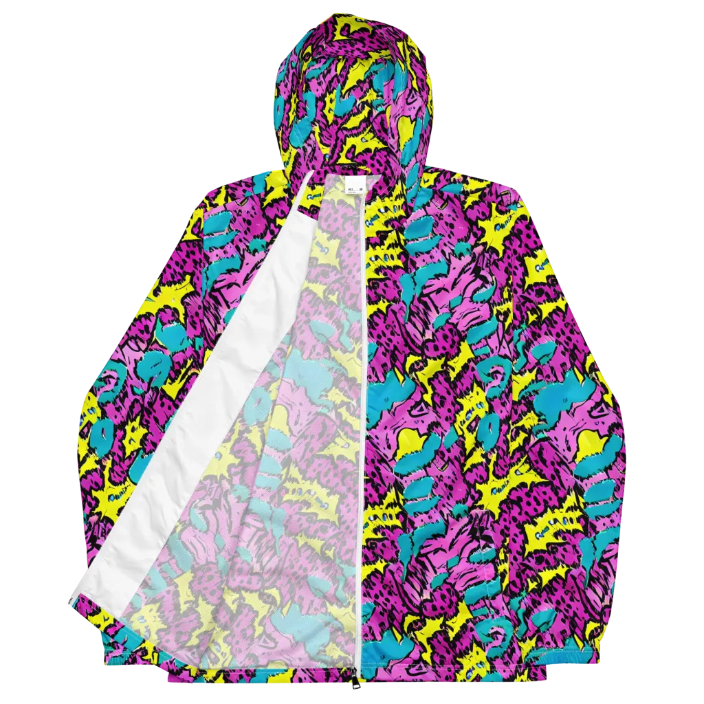 Psychedelic Prowl on Men's Windbreaker — Front